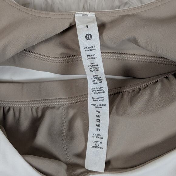 Lululemon Align Waist-Length Tank Top White Size 4 - Picture 4 of 8